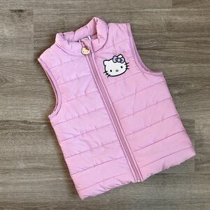 Hello Kitty girls lavender puffer vest
